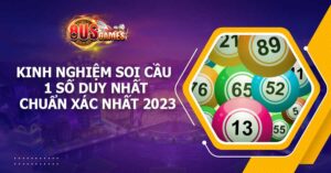 Kinh nghiệm soi cầu 1 số duy nhất chuẩn xác nhất 2023 2 Kinh nghiệm soi cầu 1 số duy nhất chuẩn xác nhất 2023